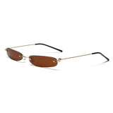 Narrow Oval Sunglasses Women