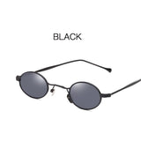 High Quality Small Oval Sunglasses Men