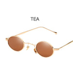 High Quality Small Oval Sunglasses Men