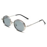 High Quality Fashion Oval Sunglasses Men