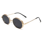 High Quality Fashion Oval Sunglasses Men