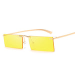 Frameless Square Sunglasses Men