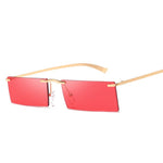 Frameless Square Sunglasses Men